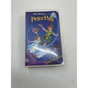 Disney Black Diamond VHS Peter Pan 1990 Vintage Animated Movie